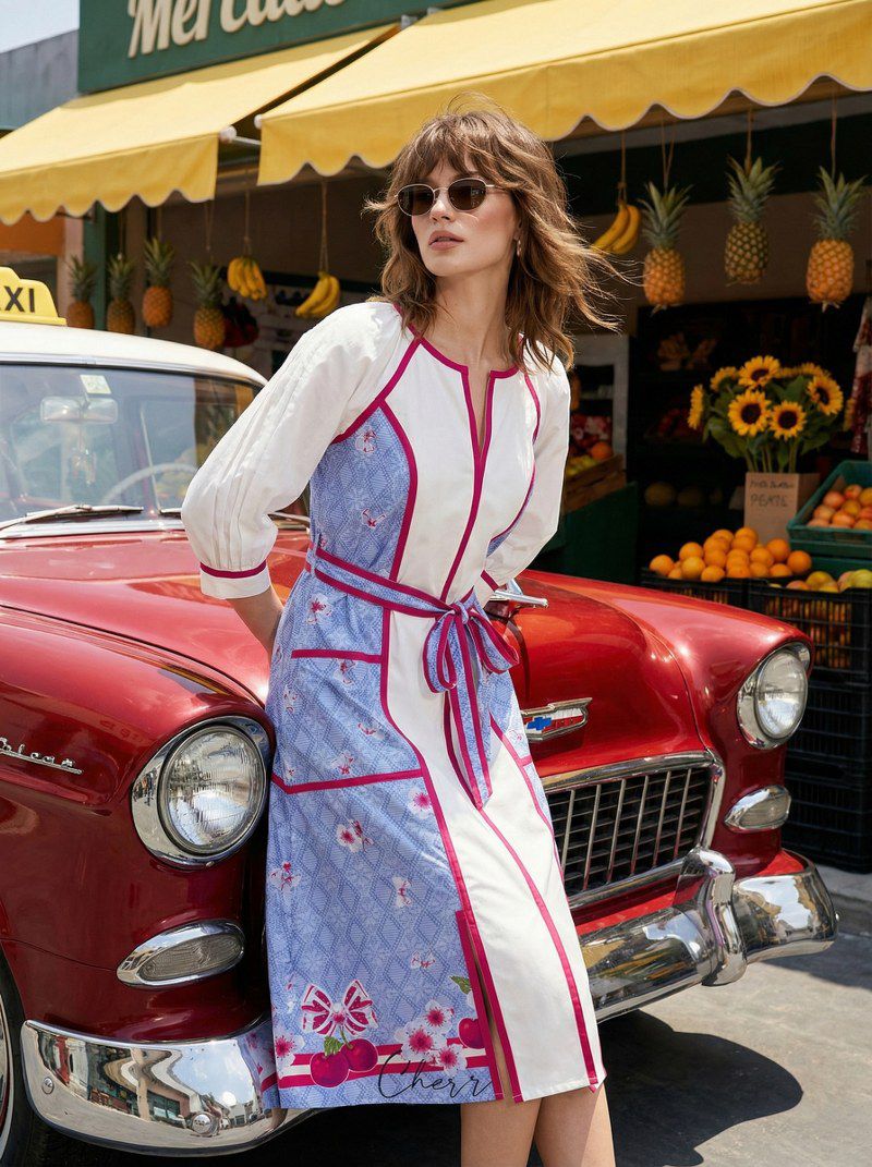 Pure cotton midi