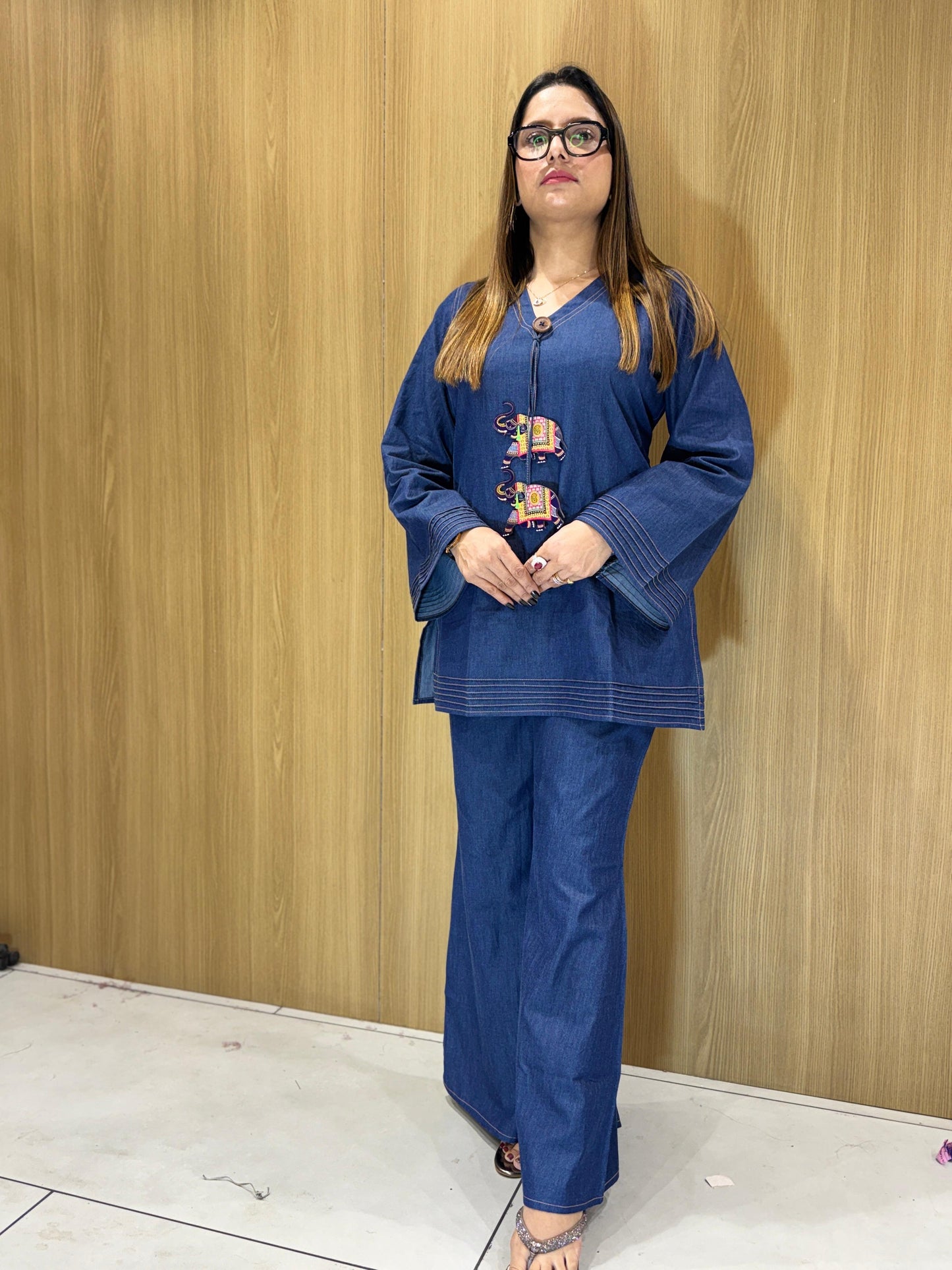 Pure Denim Blue 2pc Set