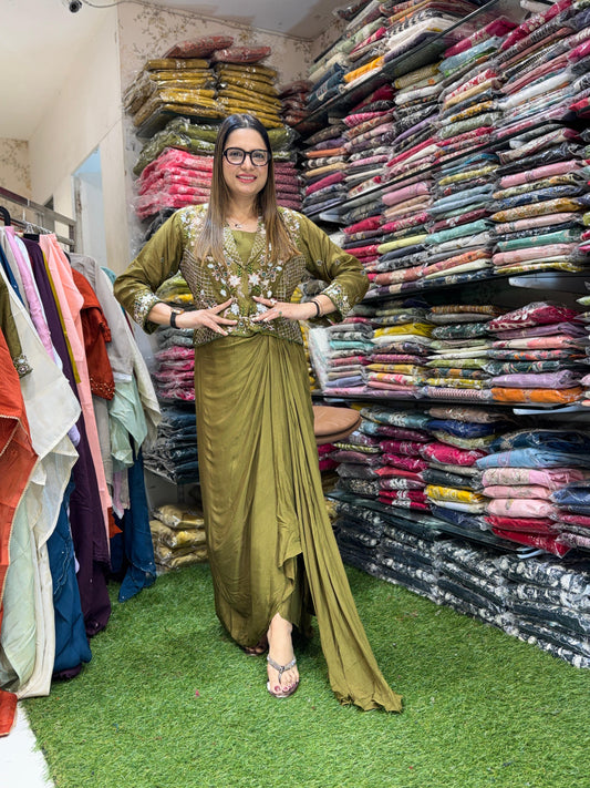 Chinon Mahendi Green 3pc Set