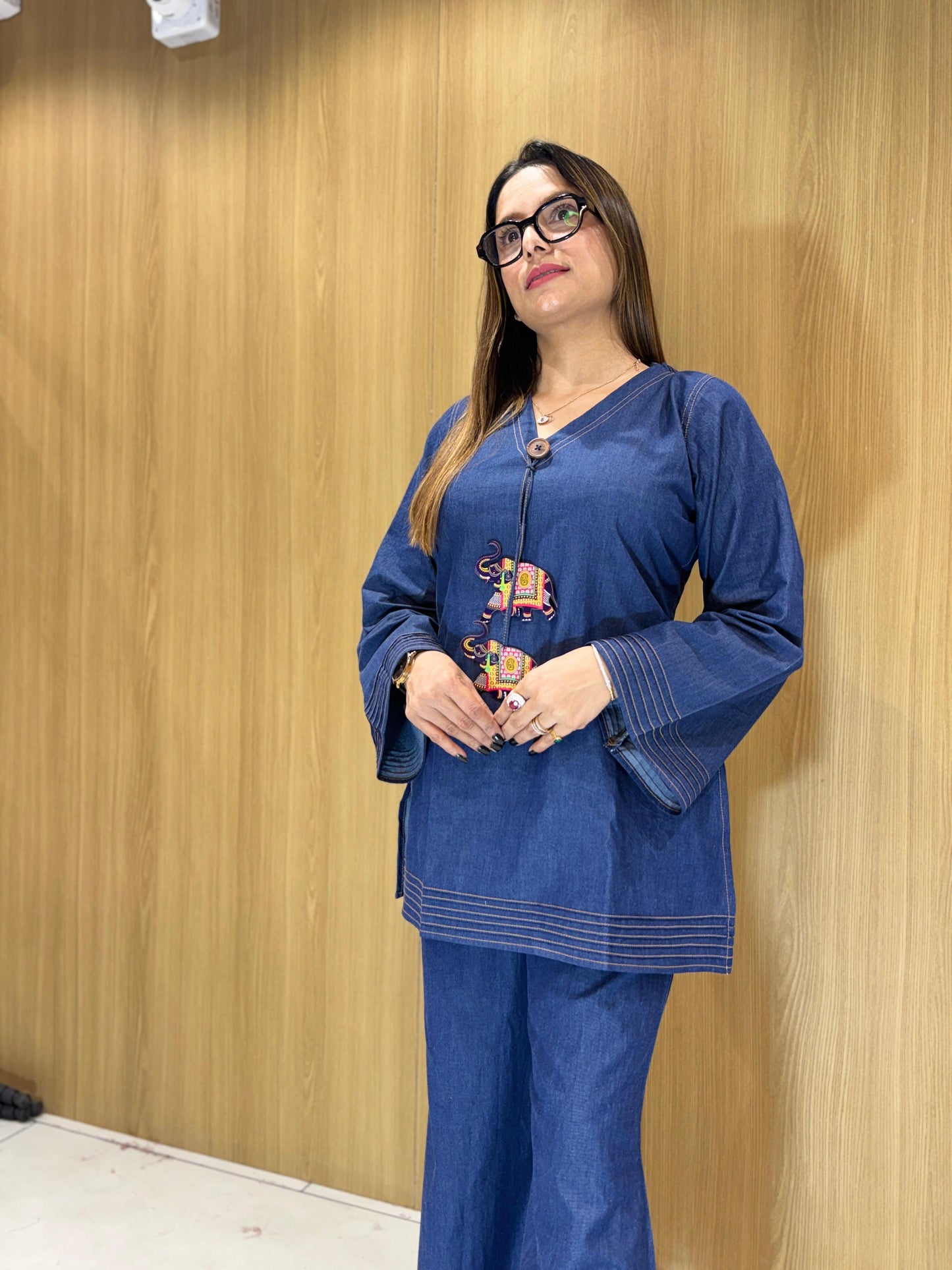 Pure Denim Blue 2pc Set