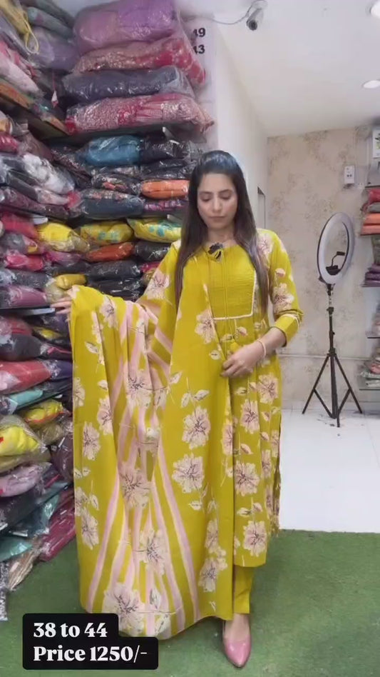 Premium Plain Coord Set with Golden Zari Detailing