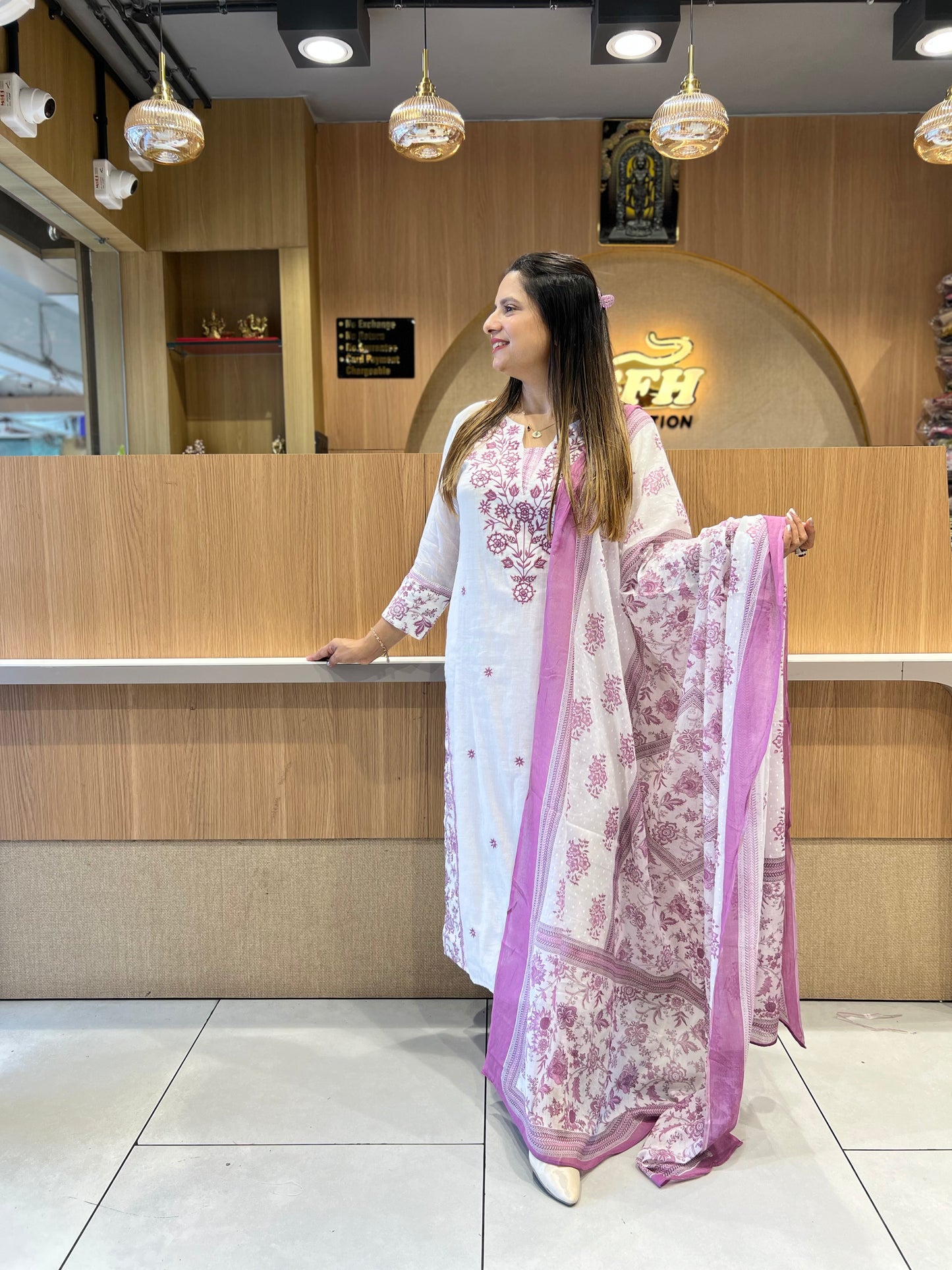 Mull-Mull Cotton Onion Pink 3 pc set
