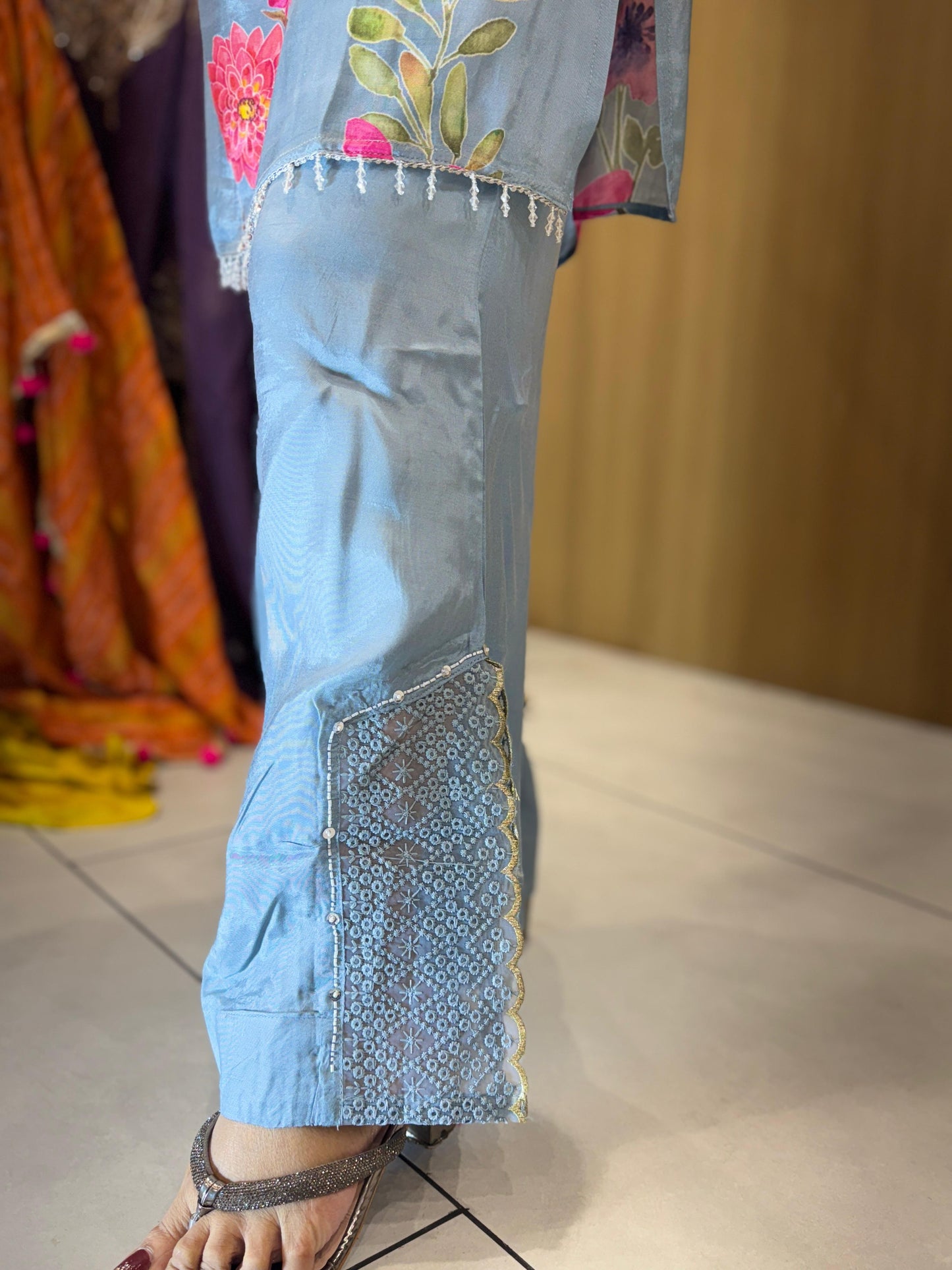 Muslin Sky Blue 2pc Set