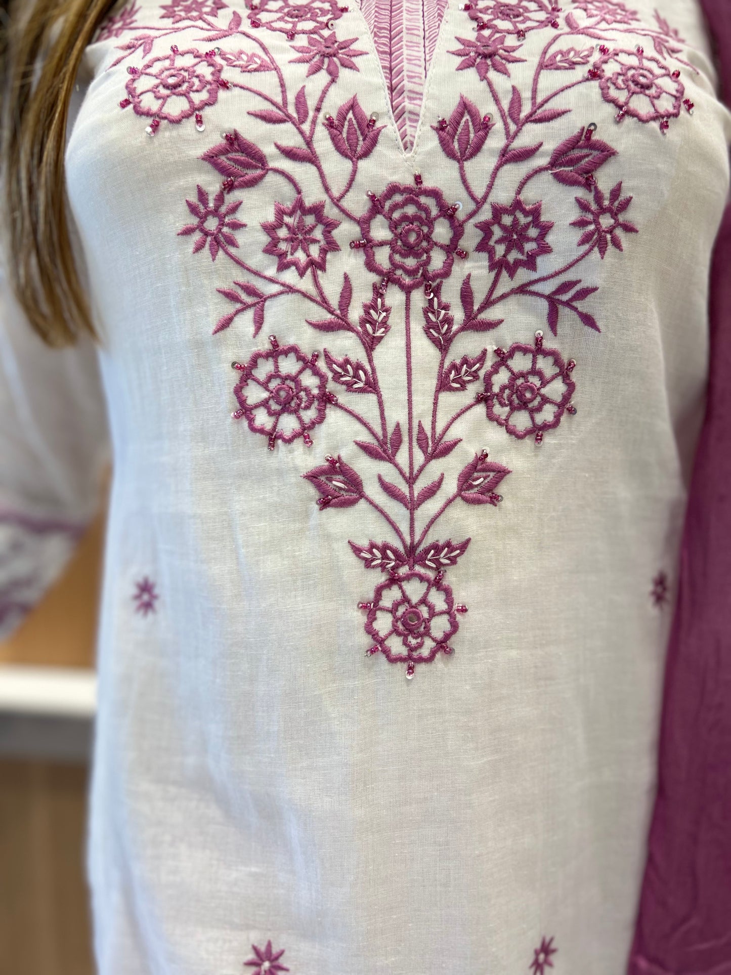 Mull-Mull Cotton Onion Pink 3 pc set